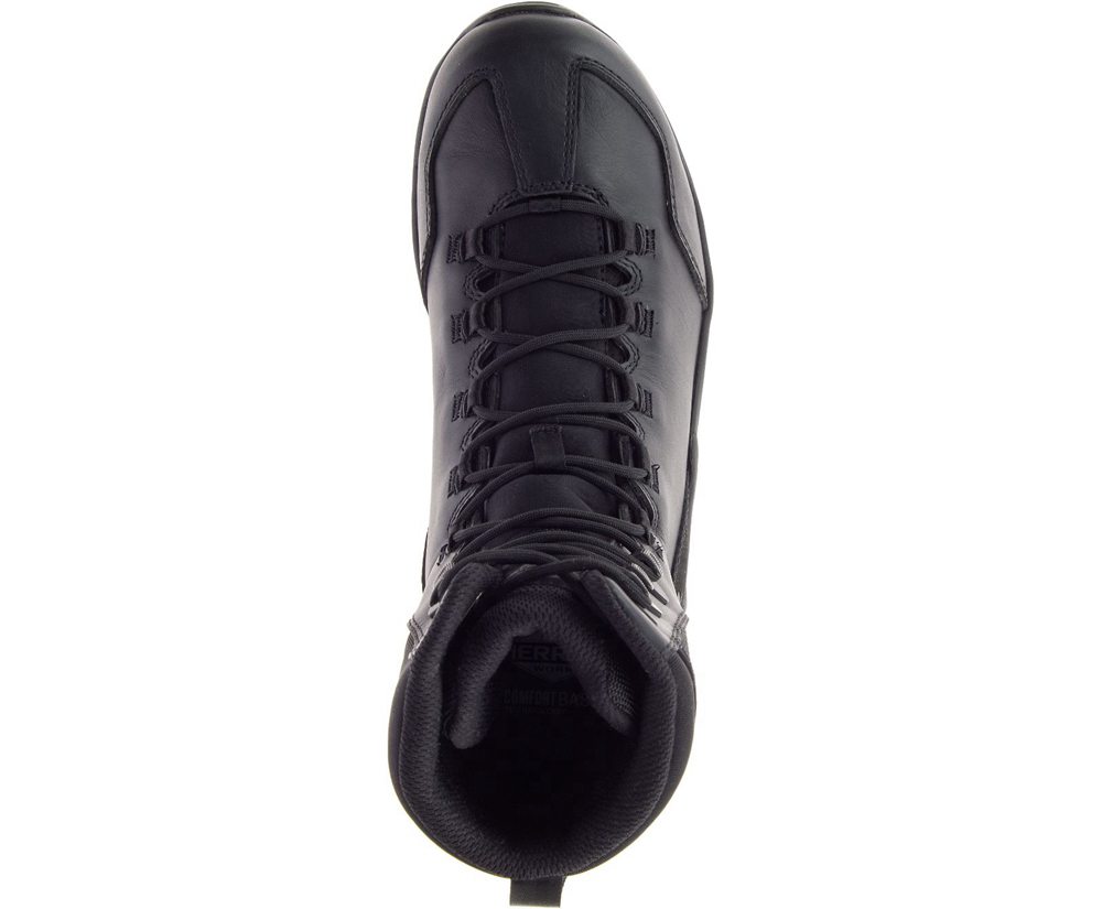 Botas Senhora - Merrell Rogue 8\" Waterproof Tactical - Pretas - YVF547931